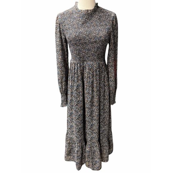 HATCH “The Lana” Black Printed Chiffon Dress - Picture 5 of 8